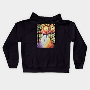 Stray Cat in October Kids Hoodie